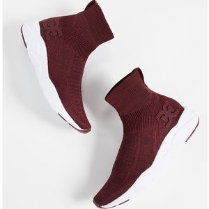 Sam Edelman Tara Wine Knit Sock Shoes